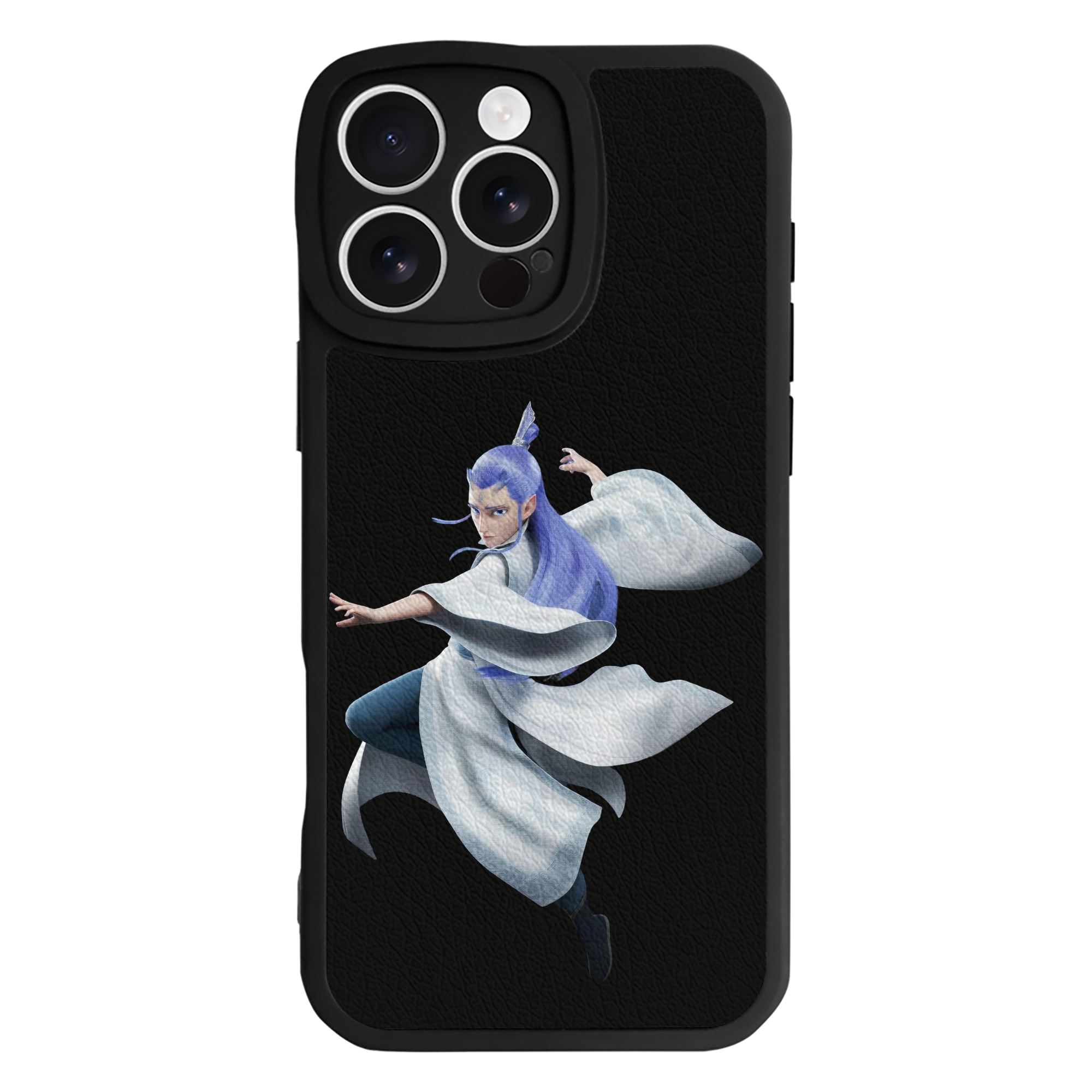 （画像用） Ne Zha 2 ナタ 魔童の大暴れ 【iPhone 16シリーズ対応】シリコンスマホケース（レザー調） 材質：シリコン